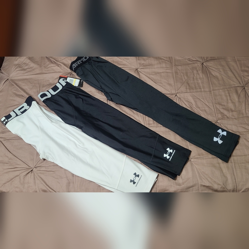 Under Armour Compression Leggings Youth Medium